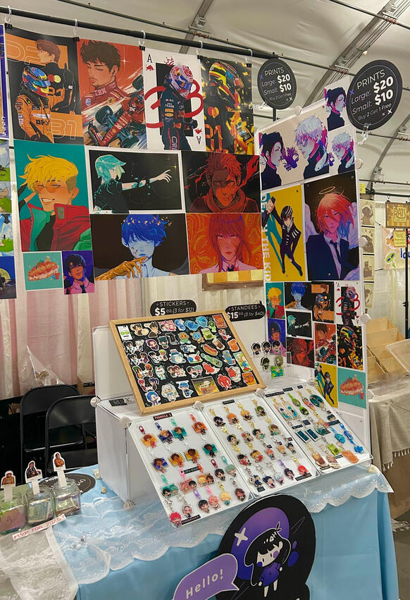 booth setup