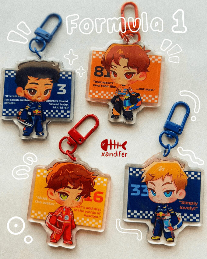 f1 keychains
