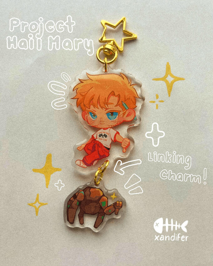 project hail mary keychain